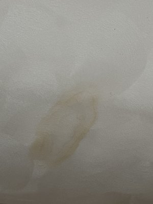 Ceiling from leaking roof