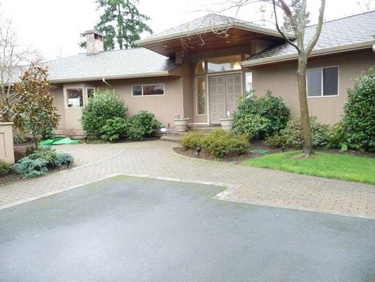 Welcoming entry way with ample guest parking.