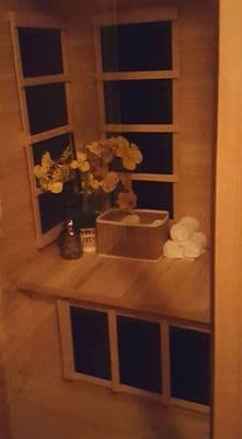 Try our wonderful sauna!