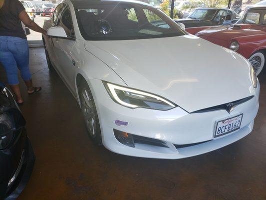 The Tesla I bought from Philip @ One Eleven Vintage Cars