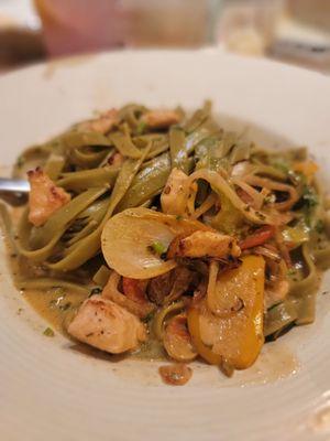 Chicken tequila fettuccine