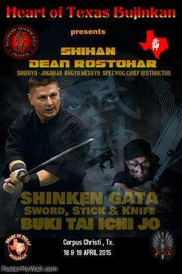 Seminar with Specwog and Bujinkan Instructor Dean Rostohar April 2015