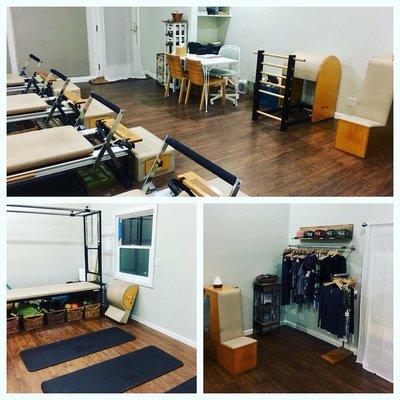 Fully equipped studio and activewear boutique.