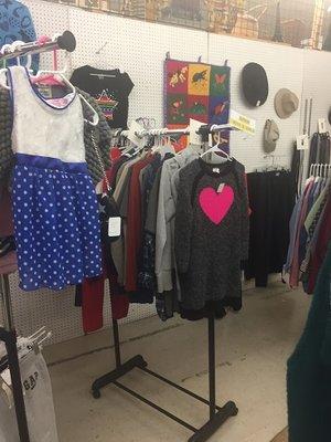 Gently used clothing for boys and girls all ages and sizes.