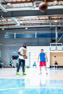 Tony Vasaturo working with NBA player Montrezl Harrell