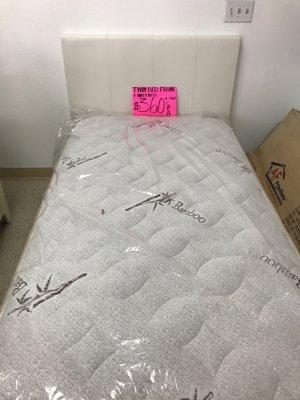 *Twin bed frame + Mattress *$360+tax *$20 delivery