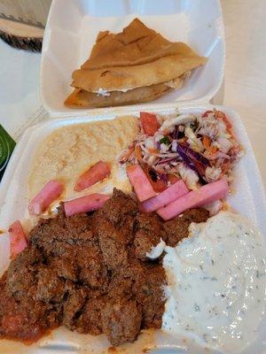 Kafta plate $12.50 yum