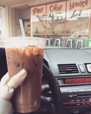 Mocha Coconut Iced Coffee. Reallllly good!