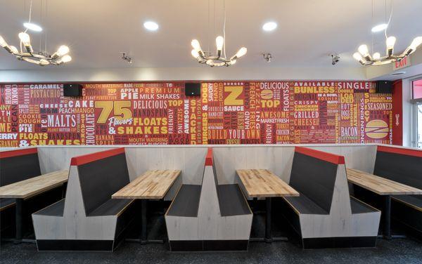 Inside of Z Burger Bethesda!