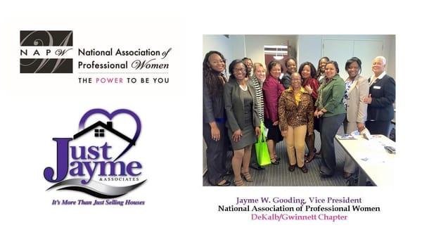 2015 Vice President of the National Association of Professional Women - DeKalb/Gwinnett Chapter