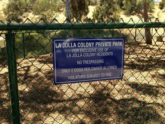 La Jolla Colony Dog Park