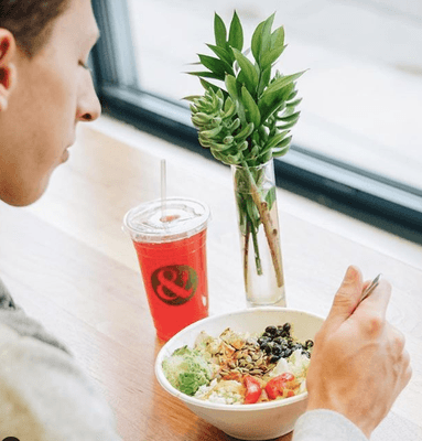 Fiesta Bowl and Cranberry Agua Fresca