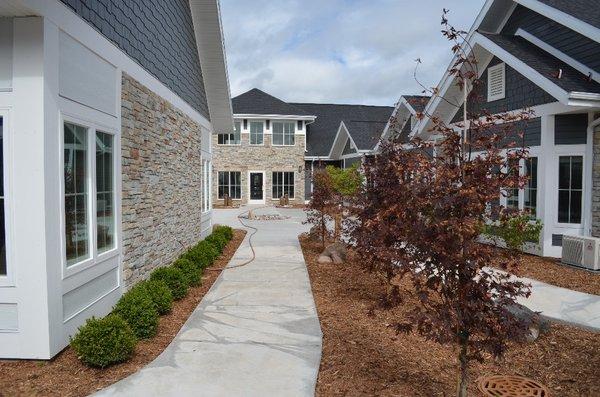 Our main courtyard.