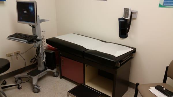 Typical exam room