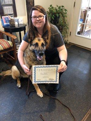 Melina and Sadie being so proud of how far Sadie has come!