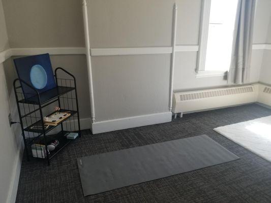 Yoga and meditation room.