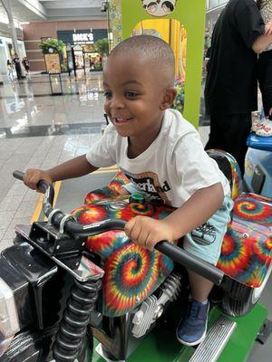 Donavon SaMarion and his fresh cut. He loves his "Jimmy" Barber!