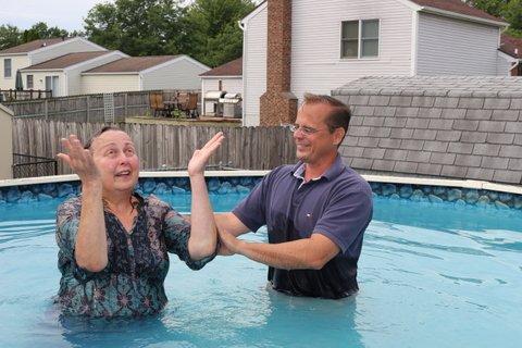 Water baptism service