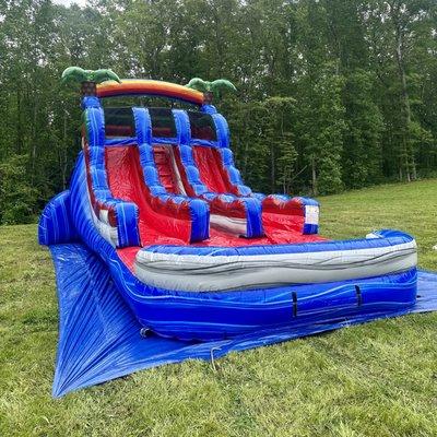 Dual Lane Water Slide Rental