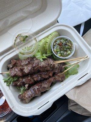 Ribeye Skewers. AMAZING!