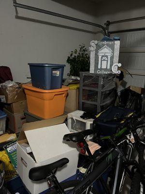 1 of 2 Altythe the boxes were labeled and the kitchen was directly off the garage, items were left in the in garage