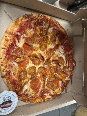 Pepperoni pizza