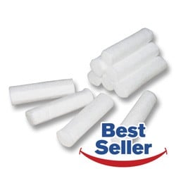 These quality cotton rolls are made from 100% cotton, are non-linting, non-sterile, soft texture, pliable and 20% more absorbent