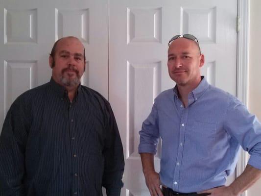 Meet the owners ( Todd Longworth ) left  ( William Jerman ) right