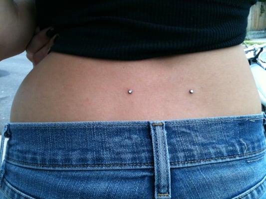 Body piercing by Aaron