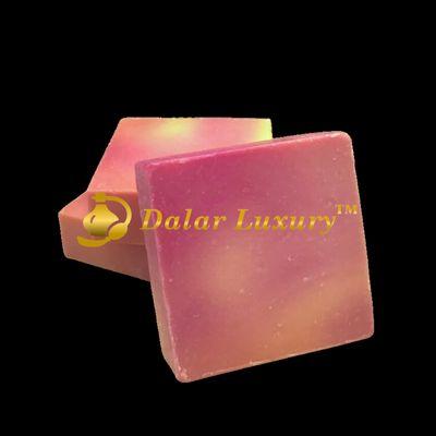 STRAWNANA ~ Dalar Luxury™ Handmade Cold Process Soap ~ is true Luxury! ~ A fresh blend of strawberries, bananas, grapefruit and kiwi.