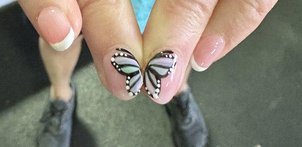 Butterfly nails