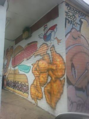 Chicken wang mural!!