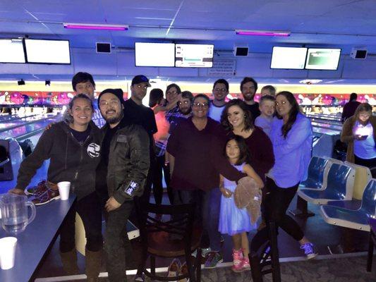 Bowling night with operations team!