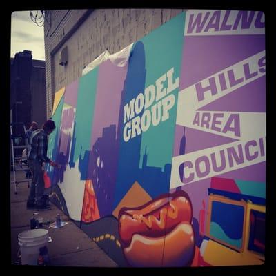 Walnut Hills Streetfood Festival Mural