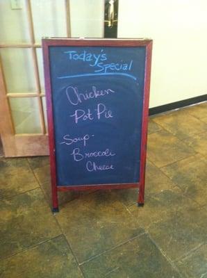 Don't forget to check out the Daily Specials Board!