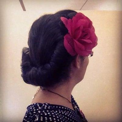 1940s up-do by Rosa