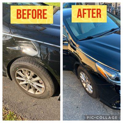 Before and after of my car. Awesome job!!!