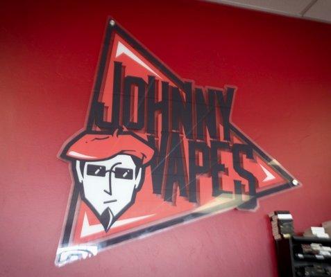 Johnny Vapes Sign