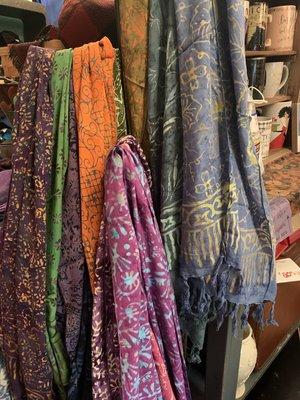 Hand Made Batik Scarves $8.50!