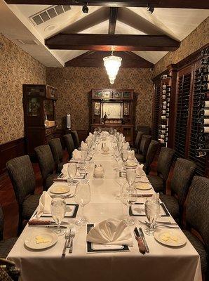 Private dining room