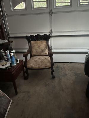 18Th century Henry XV Black wood Chair