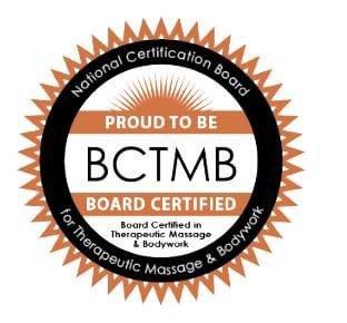 Proud to be a Board Certified Massage Therapist