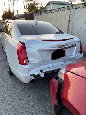 Car Rear Ended