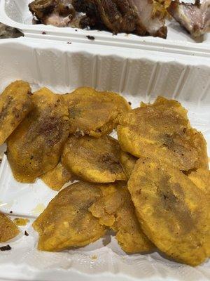 Tostones (plantains)