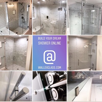 Build Your Dream Shower at WallexGlass.com