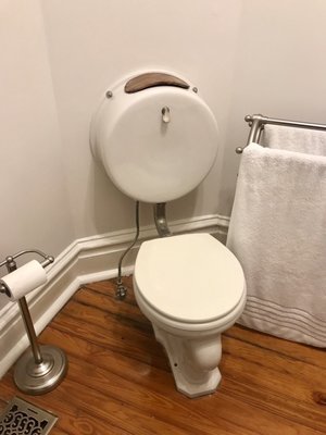 Hundred-year-old toilet