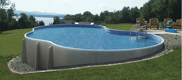 Radiant Free-Form Above-Ground Pool - Luxury Pool & Spa Charlottesville, VA