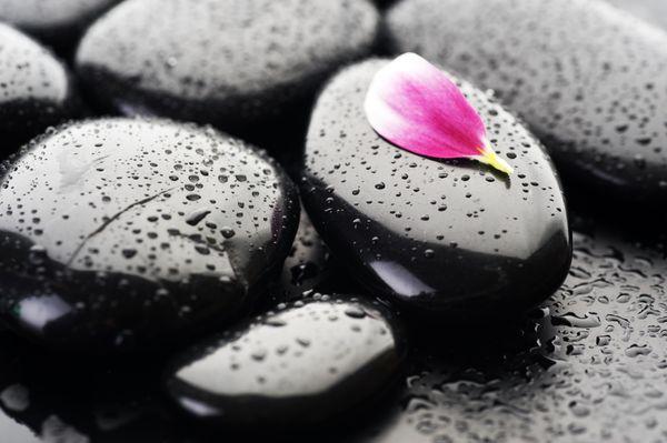 get a massage with hot stones