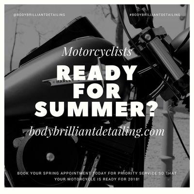 Motorcycles are also our specialty!