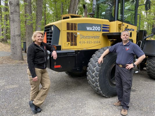 Jessica Sruggs, President pictured with Richard Seitz Vice-President